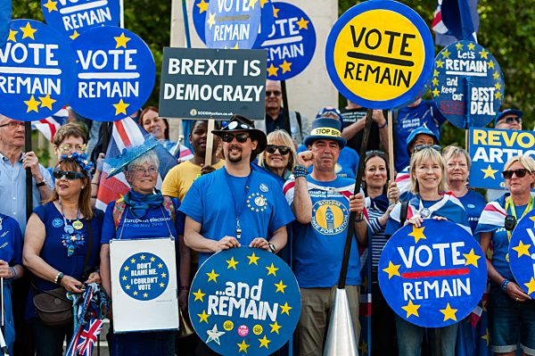 Brexit Protests Ahead Of European Elections In London