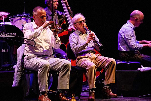 Woody Allen & The Eddy Davis New Orleans Jazz band music concert in Milan Italy