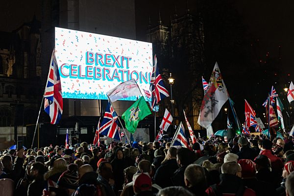 Brexit Day In London