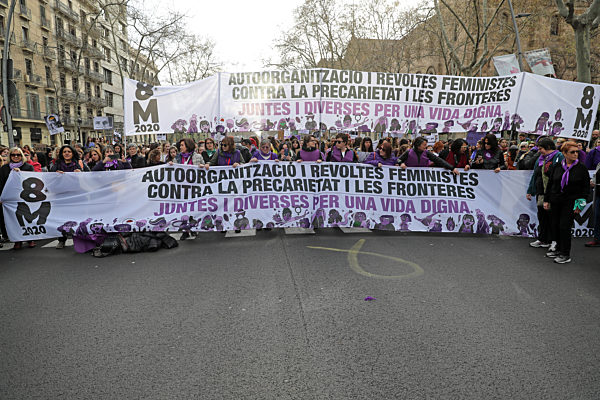 International Women's Day In Barcelona
