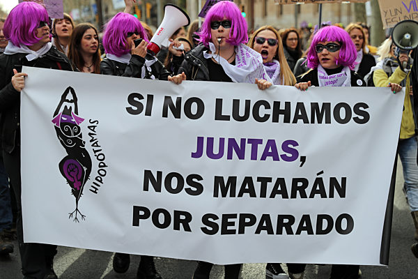 International Women's Day In Barcelona
