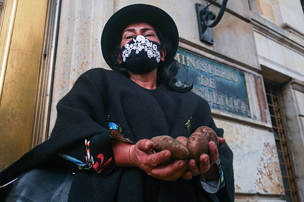 Peasant Protest In Bogota