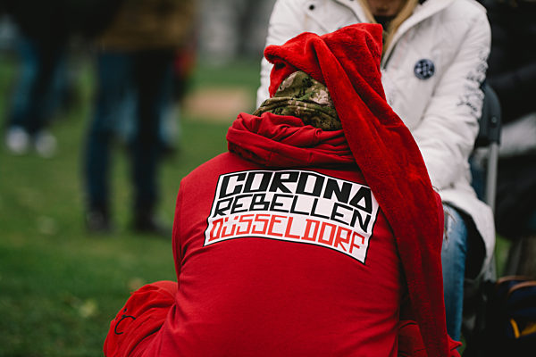 Querdenken Demo In Duesseldorf