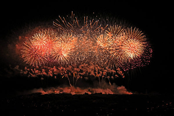 New Year Celebration In Barcelona, Spain