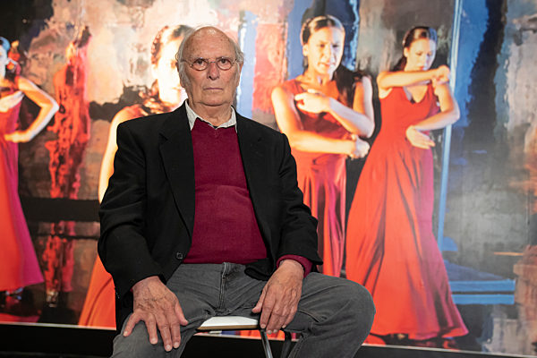 Carlos Saura Presents Exhibition In Madrid