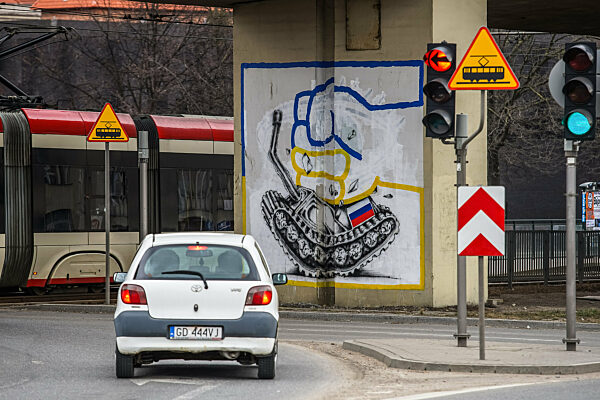 Artists Support Ukraine In Gdansk, Poland