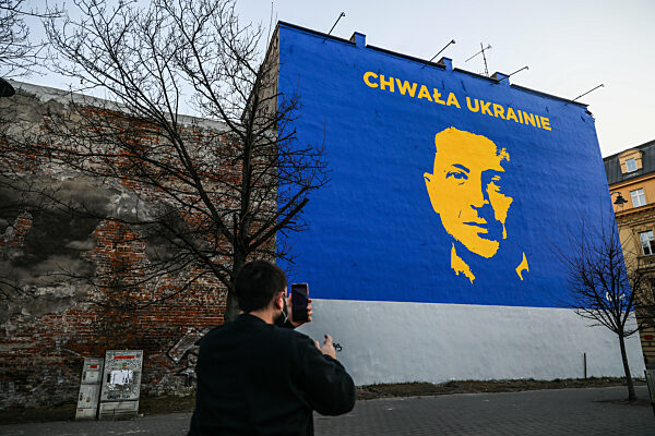 Volodymyr Zelenskyy Mural In Poland