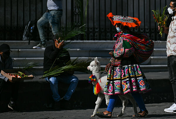 Palm Sunday Celebrations In Arequipa
