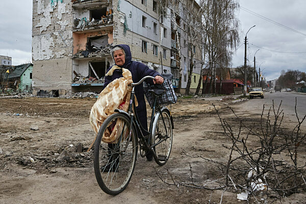 People Are Returning To The City Of Borodyanka In The Kyiv Region
