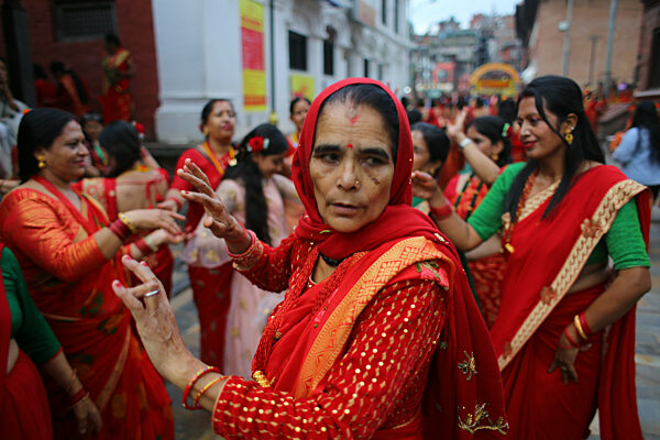 Teej Festival Celebration In Nepal