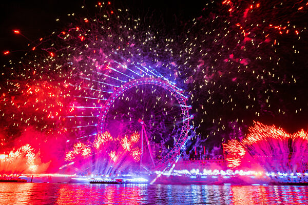 New Year's Eve Fireworks In London