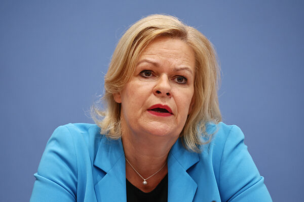 German Interior Minister at the Bundespressekonferenz