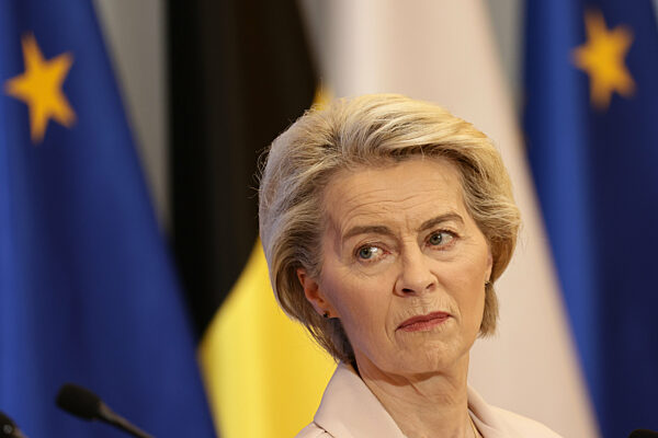 Ursula Von Der Leyen And Alexander De Croo Visit Warasw