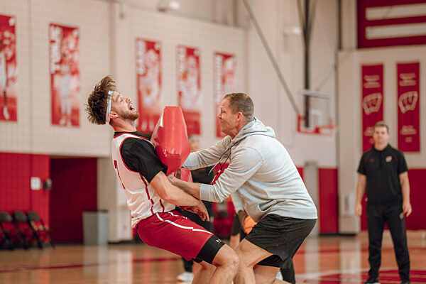 Wisconsin Badgers Men's Basketball Team Holds Local Media Day