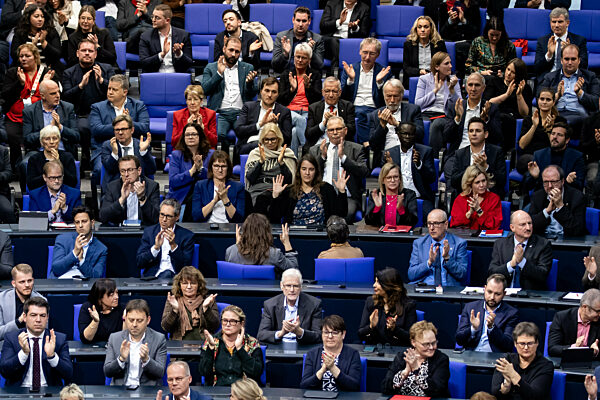 Plenary Session in German Bundestag