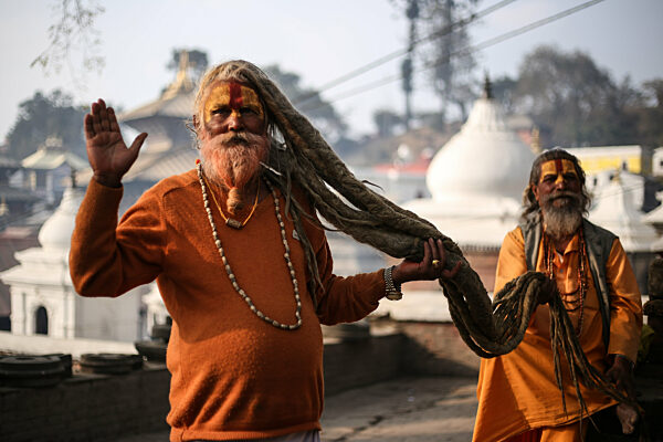 Eve Of Maha Shivaratri Festival At The Pashupatinath Temple.