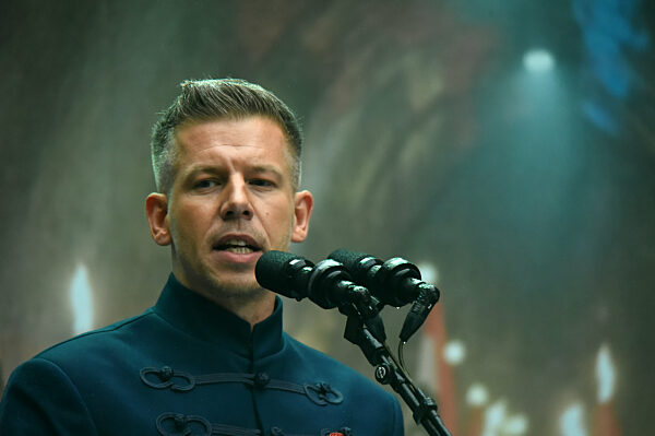 Peter Magyar, Leader Of The TISZA Party Speaks On The Anniversary Of The 1848/49 Hungarian Revolution.