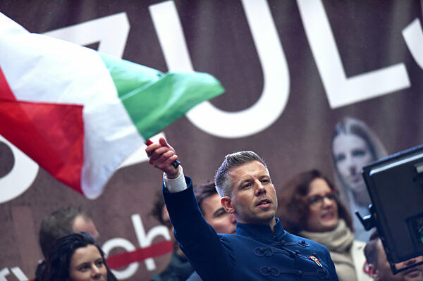 Peter Magyar, Leader Of The TISZA Party Speaks On The Anniversary Of The 1848/49 Hungarian Revolution.