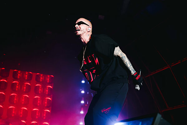 J Balvin Performs During The Back To The Rayo Tour In Milan