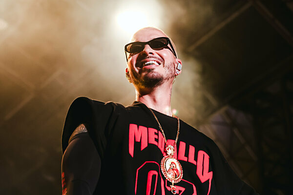 J Balvin Performs During The Back To The Rayo Tour In Milan