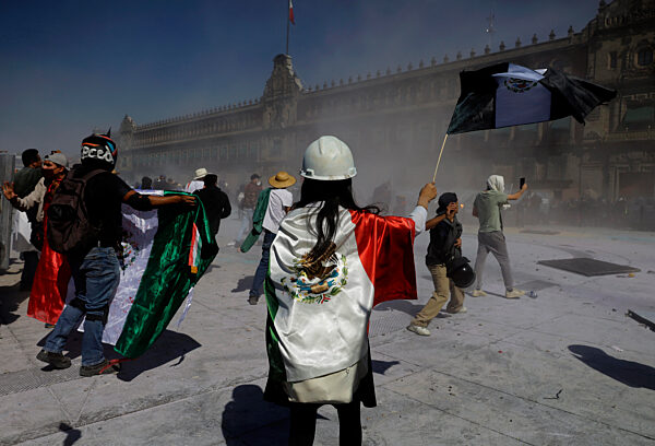 Generation Z March In Mexico City