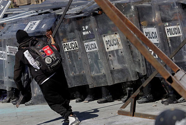 Generation Z March In Mexico City