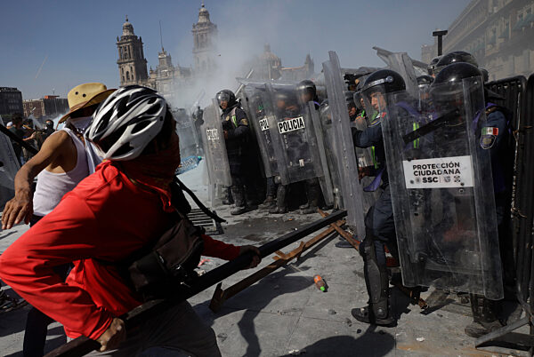 Generation Z March In Mexico City
