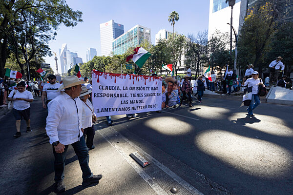 March Of The So-called Generation Z In Mexico City