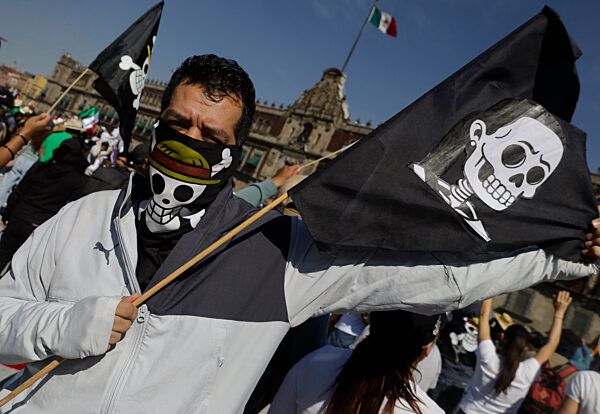 Generation Z March In Mexico City