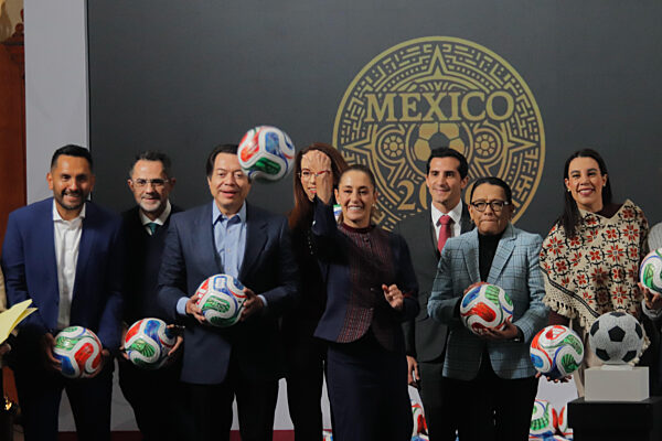 Mexicoâs President Claudia Sheinbaum Holds FIFA World Cup News Conference