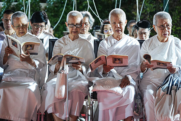 People Celebrate New Year's In Bangkok