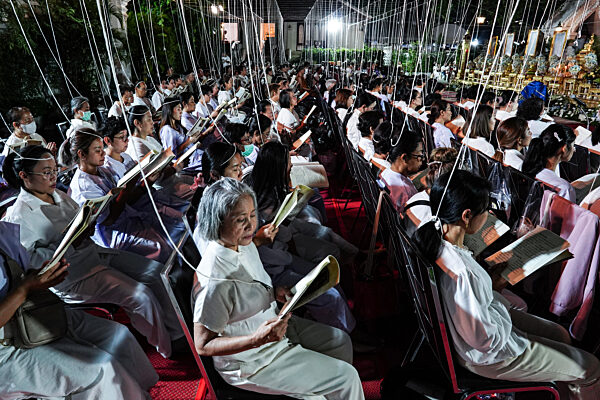 People Celebrate New Year's In Bangkok