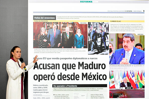 Mexicoâs President Claudia Sheinbaum Holds Briefing About Nicolas Maduro