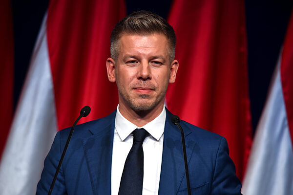 Peter Magyar Holds Speech As Tisza Party Officially Begins Election Campaign