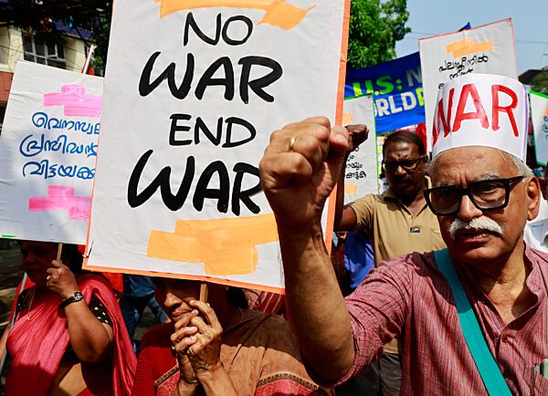 Protest In Kochi, India Against The U.S.-Israel Attack On Iran