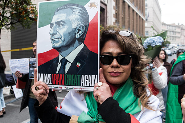 The Anti-regime Iranian Community Celebrates Near The U.S. Embassy