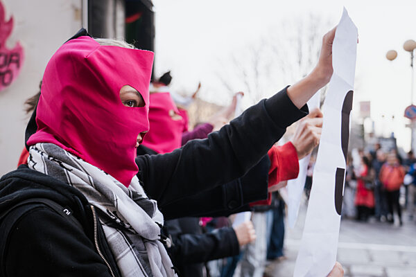 Demonstration For The International Women's Day