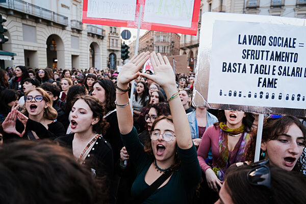 Demonstration For The International Women's Day