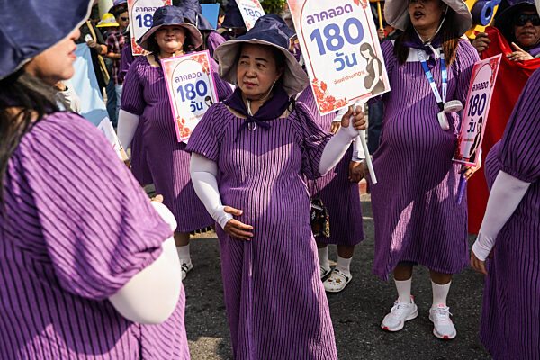 International Women's Day In Bangkok.