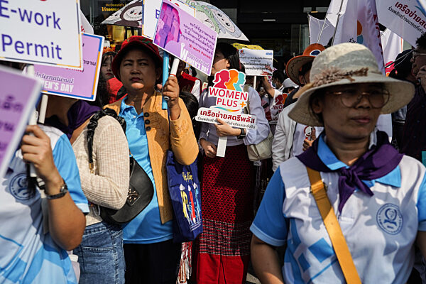 International Women's Day In Bangkok.