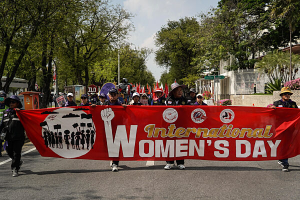 International Women's Day In Bangkok.