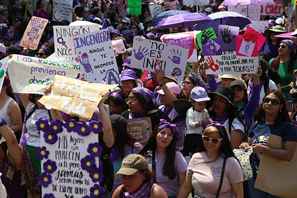 Mexico International Womenâs Day Rally