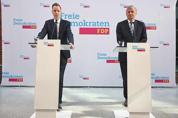 Press Statement Following State Election Baden-Wurttemberg In Berlin, Germany