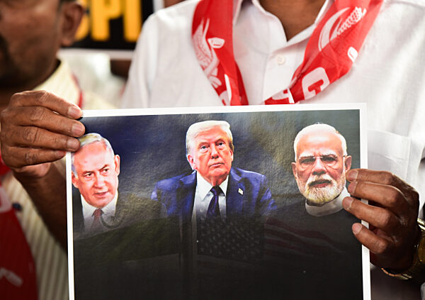 Indian Communist Party Protest Against US- Israel War On Iran