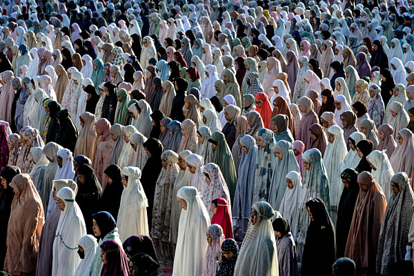 Muslims Celebrate Eid Al-Fitr In Indonesia