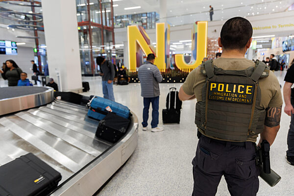 ICE Agents Deployed To Newark Airport Amid TSA Shortage