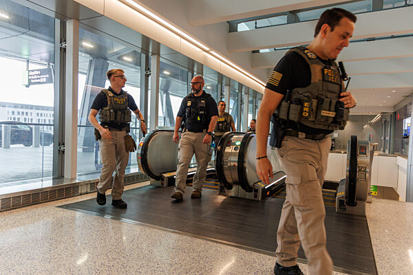 ICE Agents Deployed To Newark Airport Amid TSA Shortage