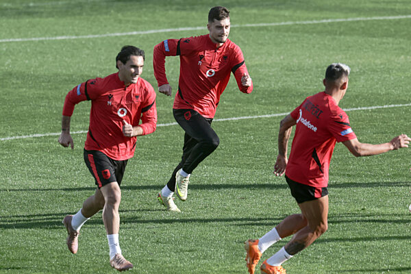 Albania Training Session Ahead of World Cup Play-Off