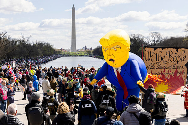 No Kings Protest In Washington DC