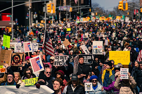Over 100,000 Attend No Kings Protest In NYC.